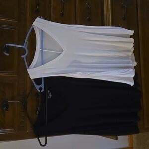 Two V-Neck Tank Tops